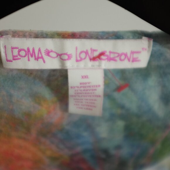 COPY - leoma lovegrove colourful artistic top size XXL - Picture 7 of 7